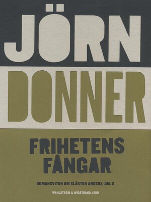 cover image of Frihetens fångar